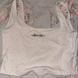 Alphalete cropped tank